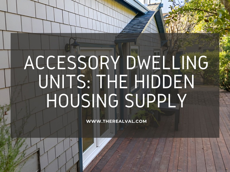 Accessory Dwelling Units Signage on House with Deck, Promoting Hidden Housing Solutions - therealval.com