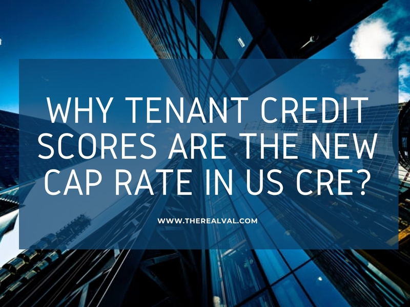 Why tenant credit scores are crucial in US commercial real estate, modern building background.